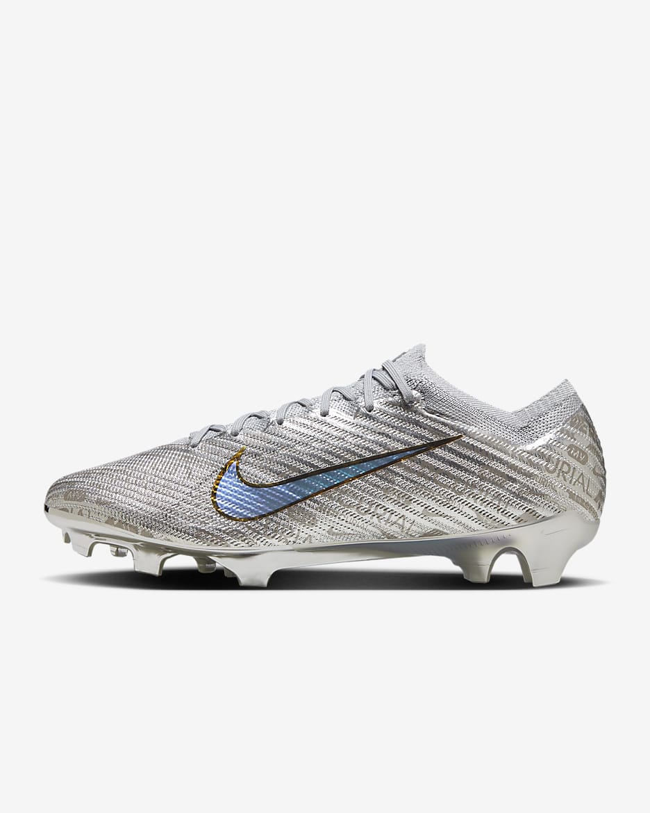 Silver fashion nike cleats